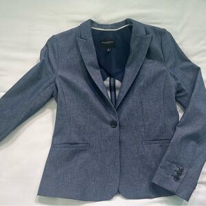Classic chambray blazer